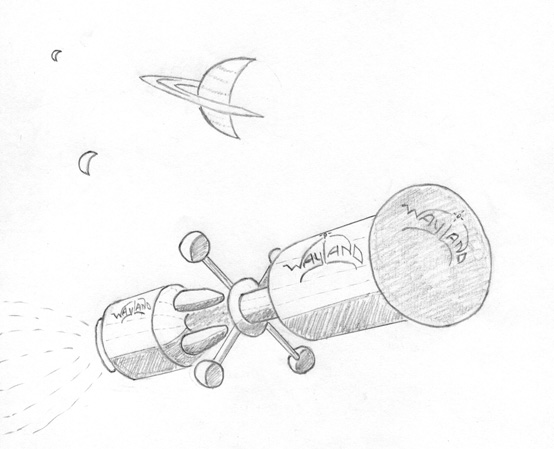 The author's Wayland starship concept